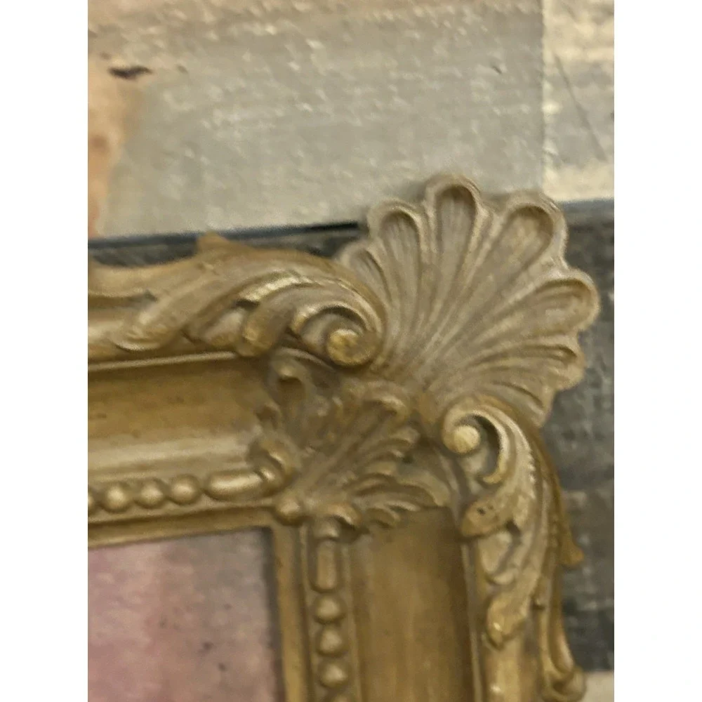 Vtg Homco #3330 Interior Flowers /Floral‎ Syroco Faux Wood Look MCM